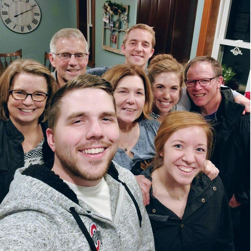 The Stewarts are a loud, fun, rambunctious, and large crew. Jordan fits right in.