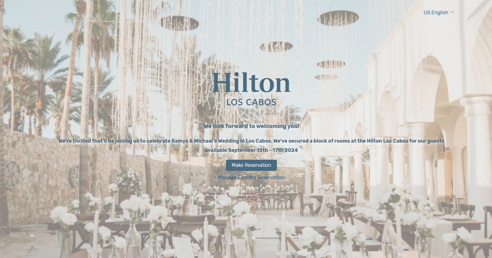 The Wedding Website of Michael Saif Khan and Ramya Prakash Kumar