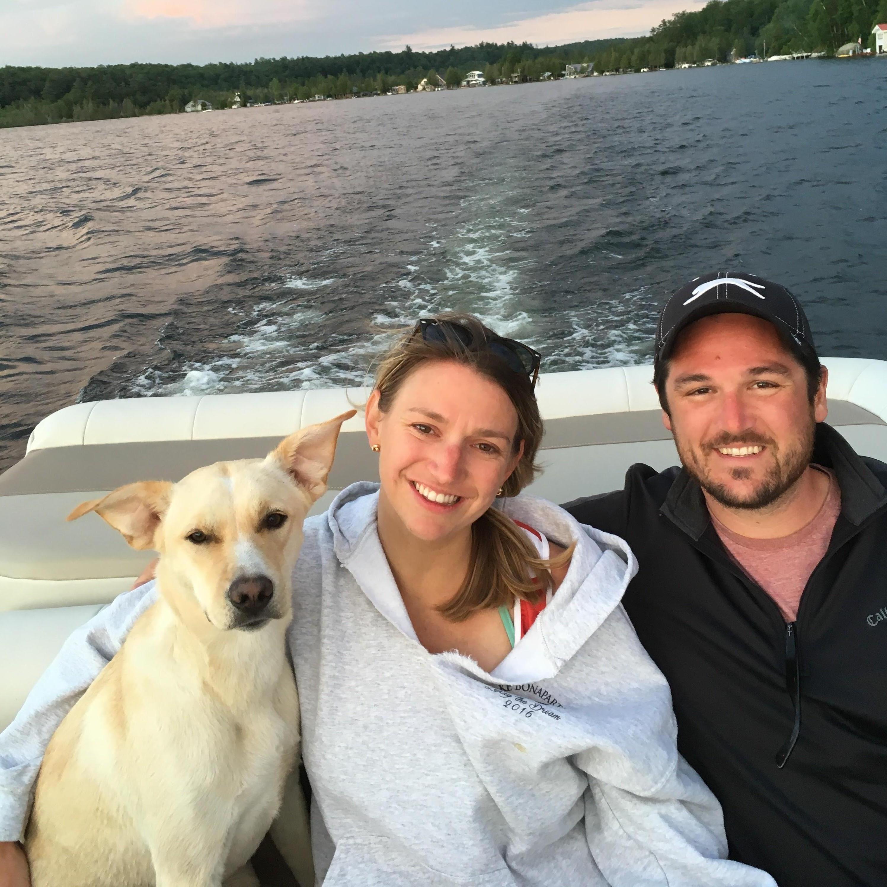 In one of our favorite places. Lake Bonaparte!