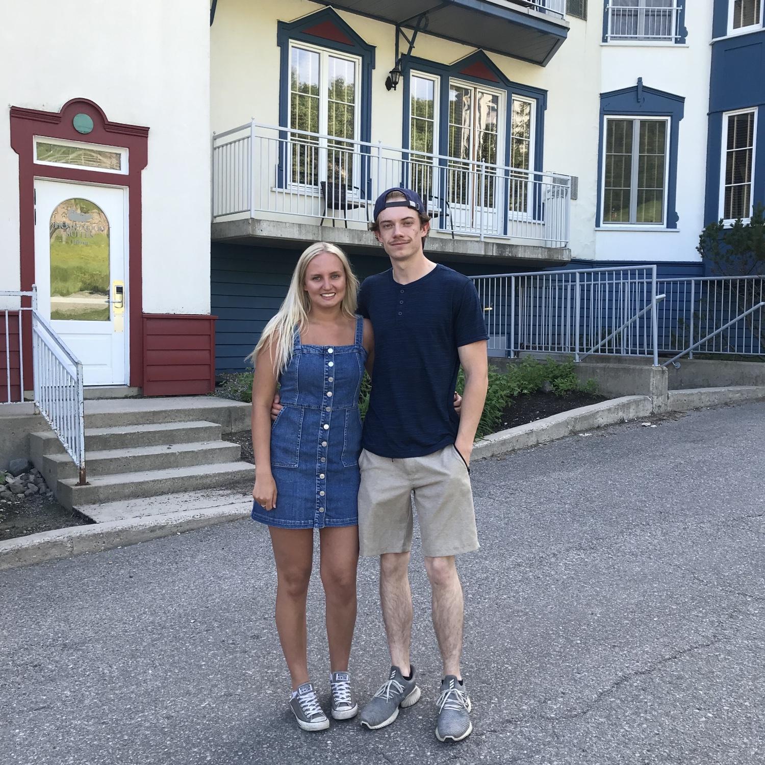 Night #2 - Mont Tremblant. Alex would often travel here as a kid. Makenna had never been. Once they arrived, she was in awe. It was deemed “their spot”. 5 years later this is where he proposed!