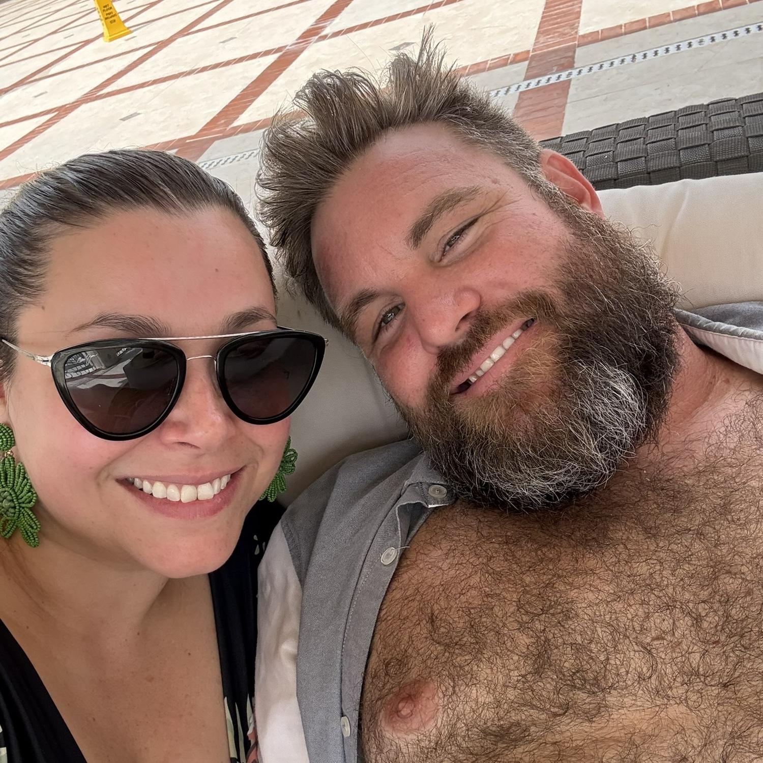 Rich proposed the day after this photo was taken. Punta Cana, Dominican Republic