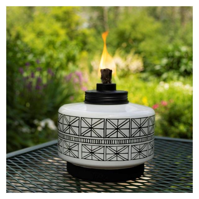 Folklore Glass Tabletop Outdoor Torch - TIKI