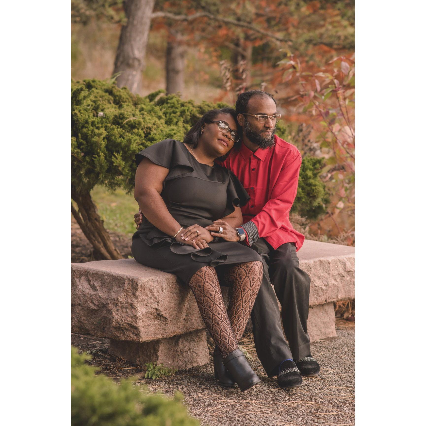 In your arms I feel the safest.