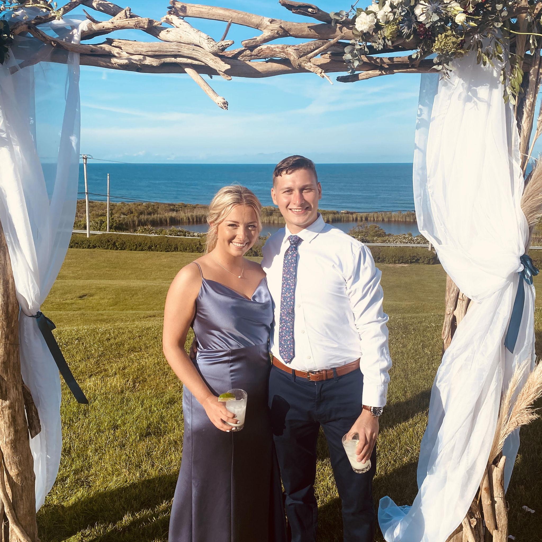 Block Island Katelyn and Nick 2021; 1st wedding together :D