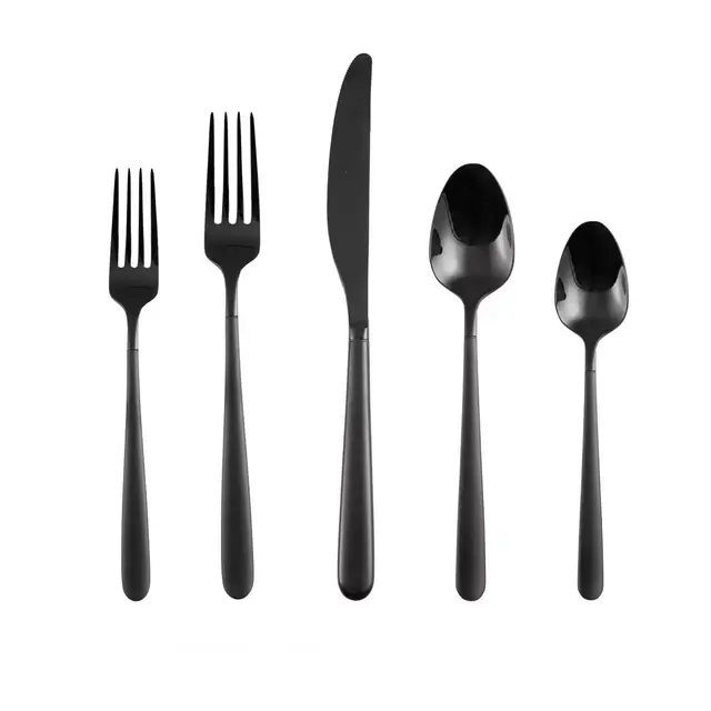 Our Table™ Quinn 20-Piece Flatware Set in Matte Black