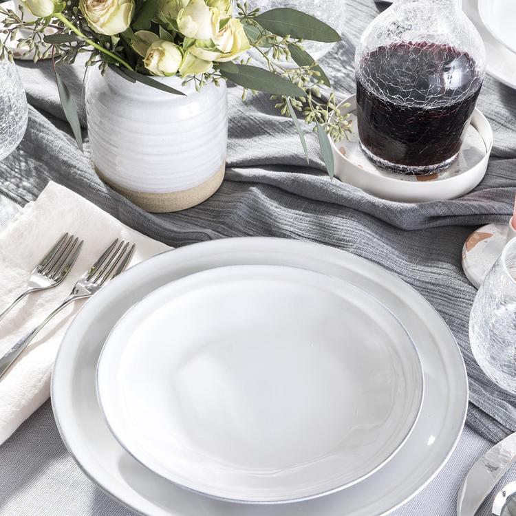 Willow Park, Natalie Coupe 12-Piece Dinnerware Set with Pasta Bowl