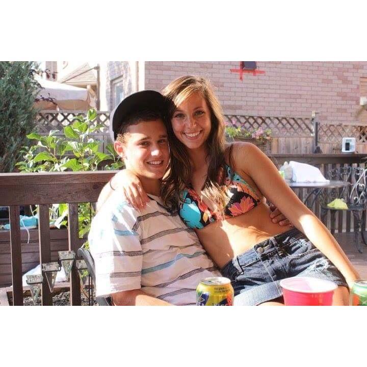 2010. One of our first photos together as a couple.