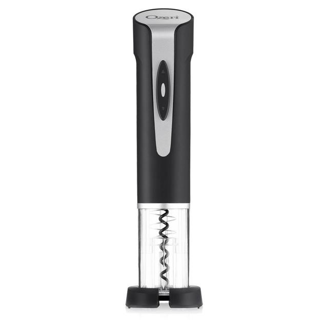 Ozeri Prestige II Cordless Electric Wine Opener in Black