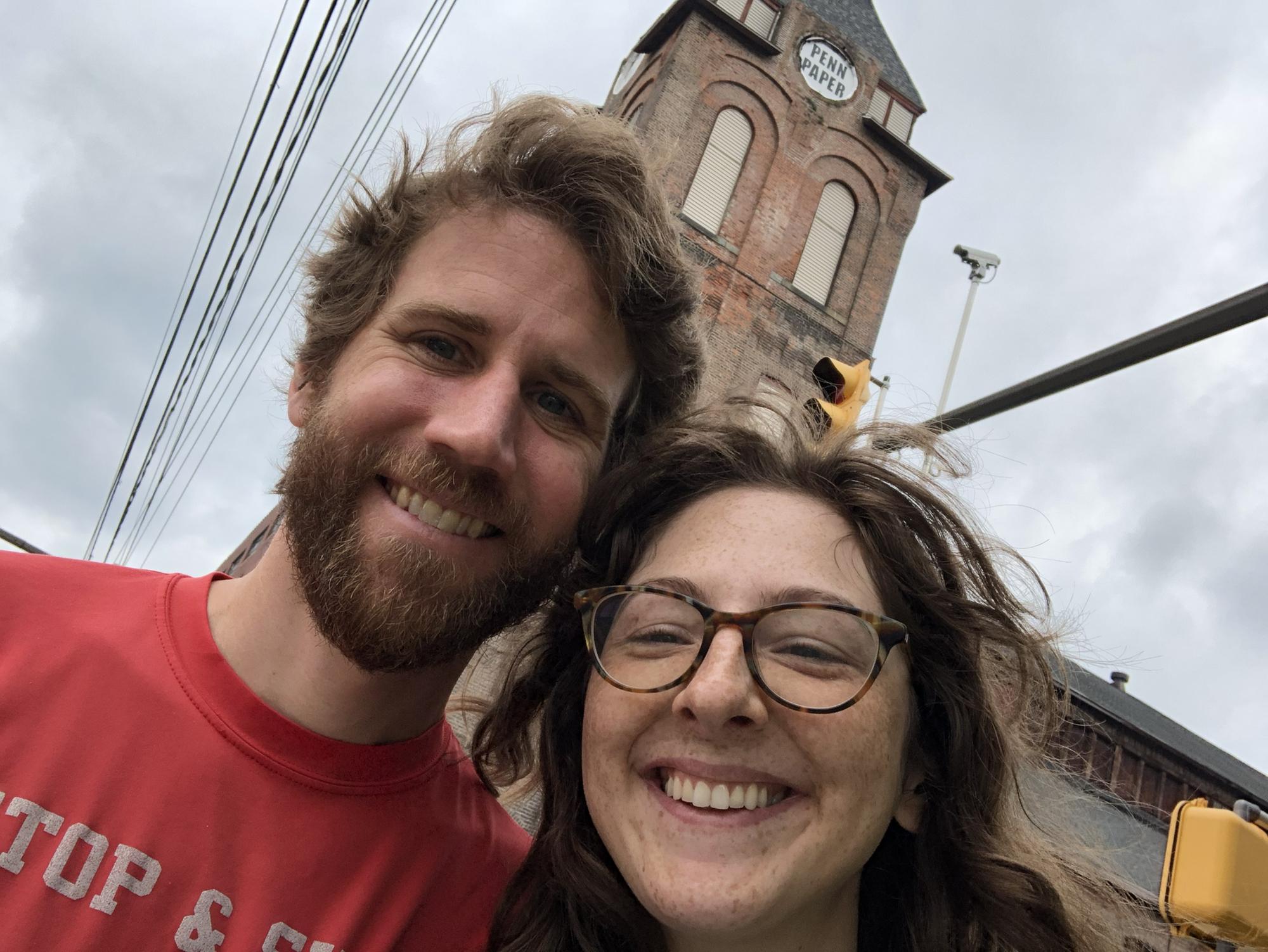 Random stop in Scranton. *The Office theme plays in the background*