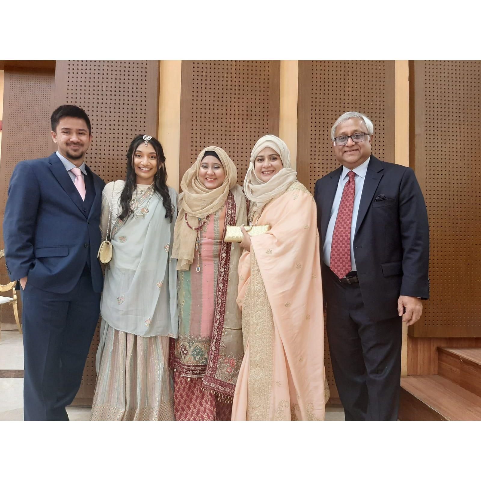 Wedding season in Dhaka with the family