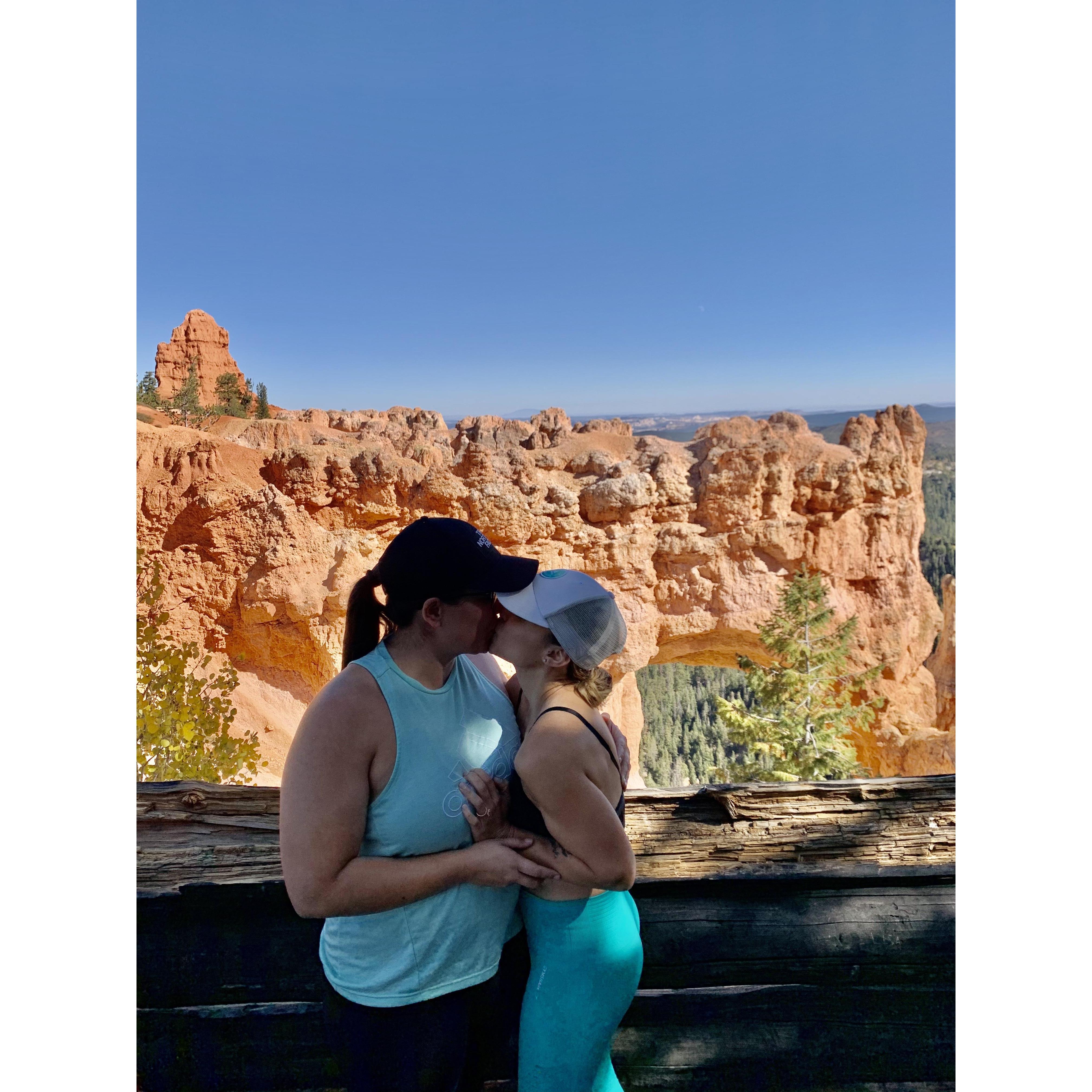 We can't get enough of each other's kisses