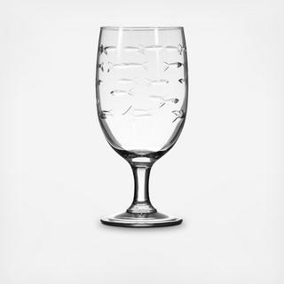 School of Fish Iced Tea Glass, Set of 4