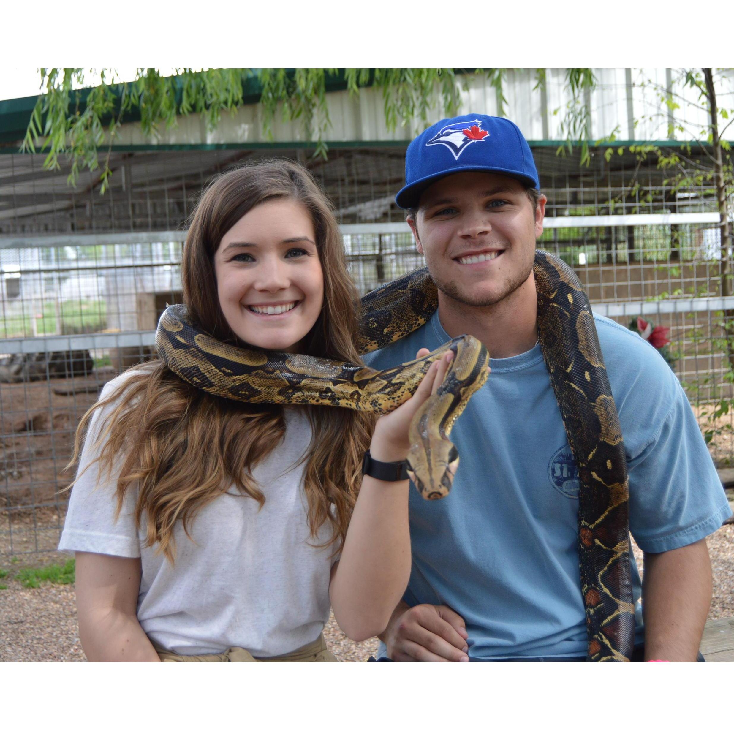 Cole's 20th birthday at GW Exotic Zoo