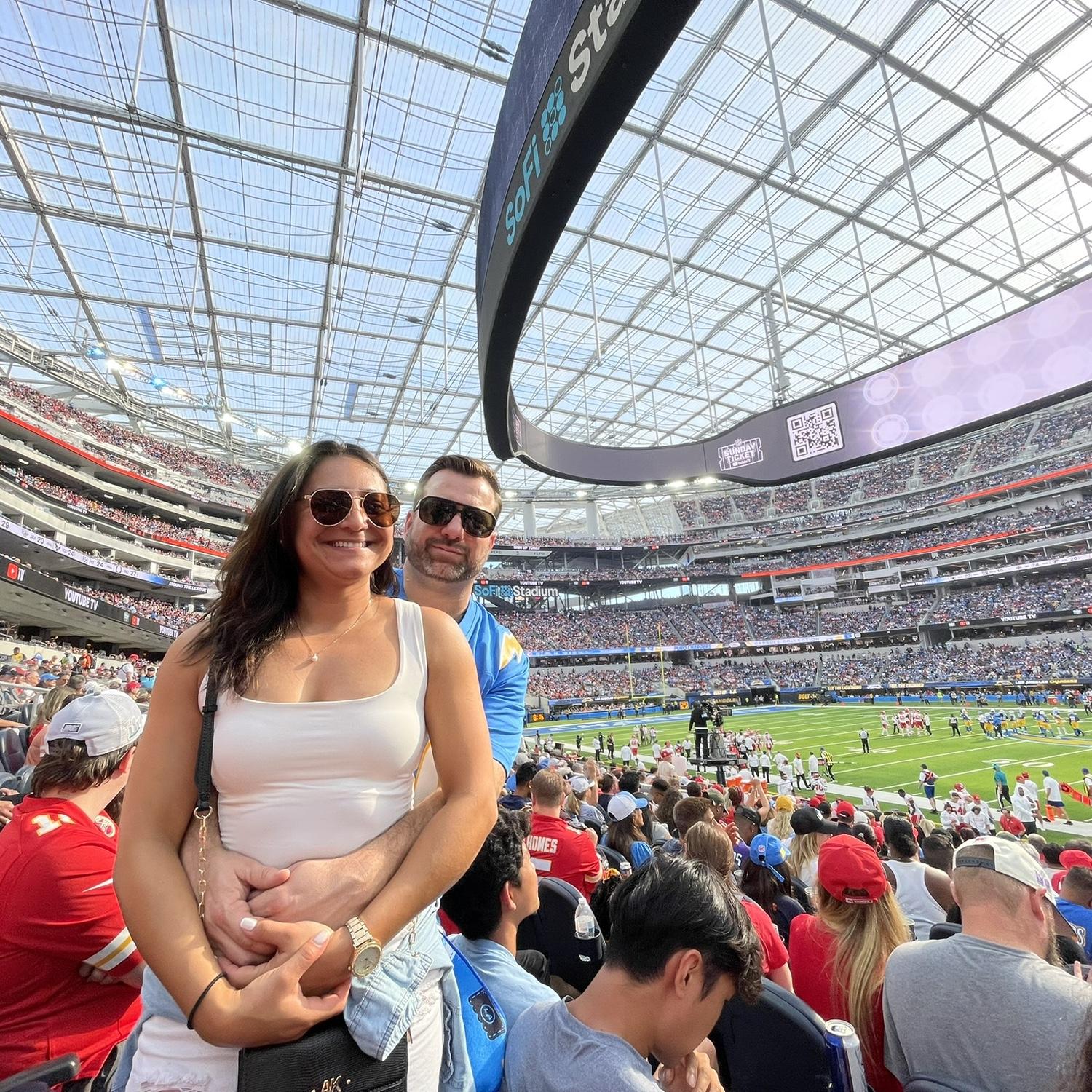 First Football game together