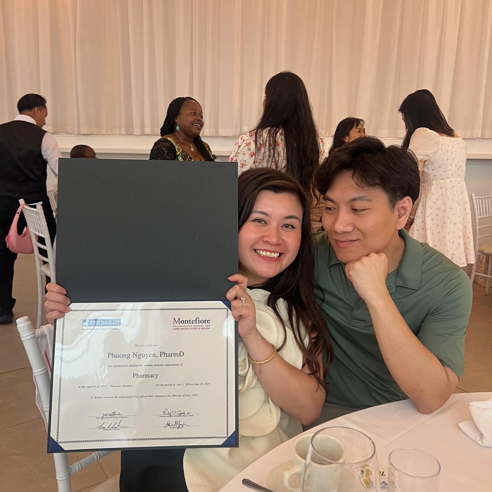 When Phuong finished her residency