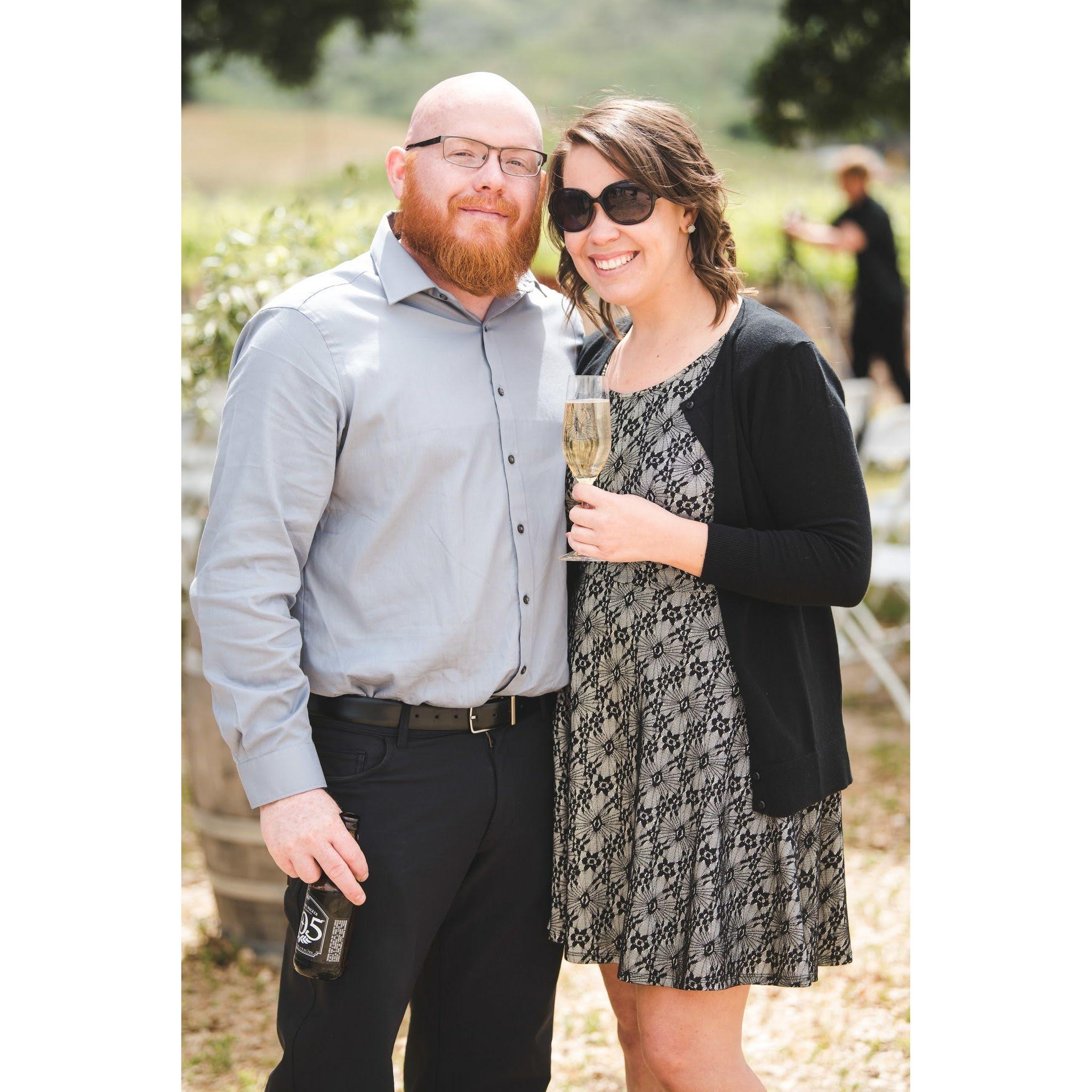 The first wedding we went to as a couple... now we're planning ours!