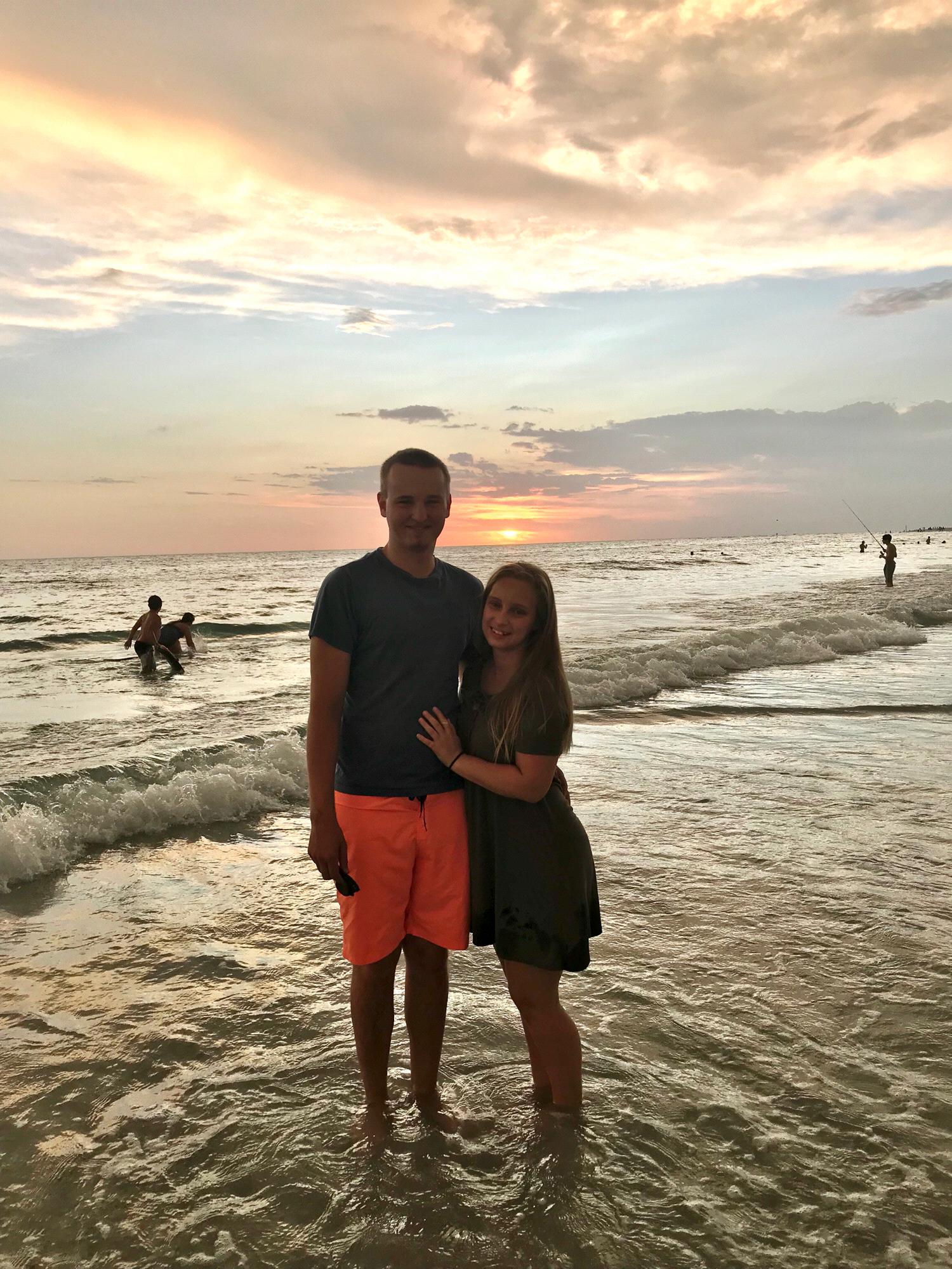 Our first beach vacation together 🌴🌊
