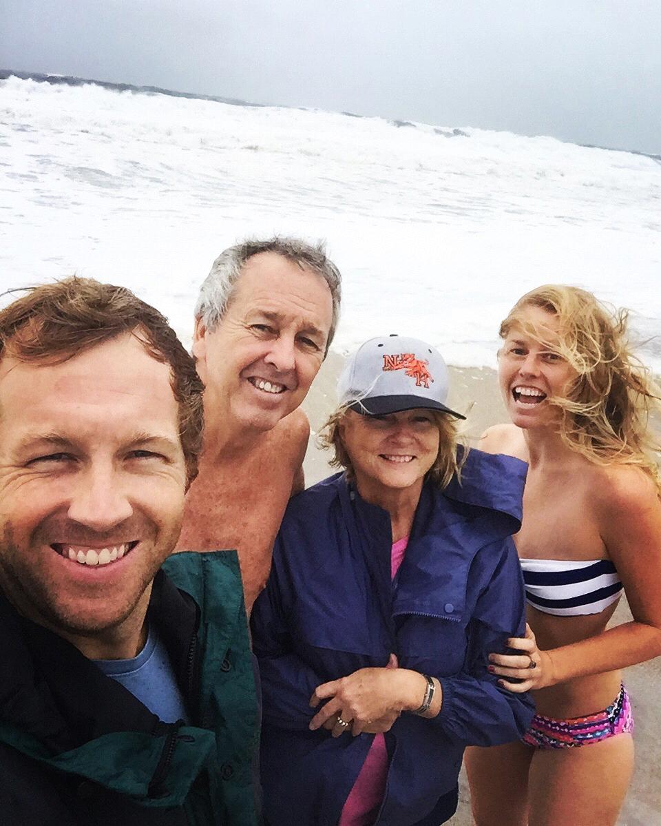 A visit to Wrightsville beach during a small hurricane with the fam