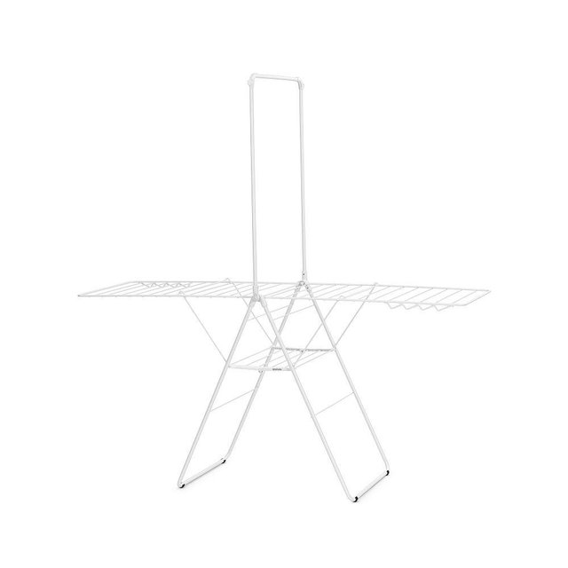 Brabantia HangOn Clothes Drying Rack With Garment Rail, White
