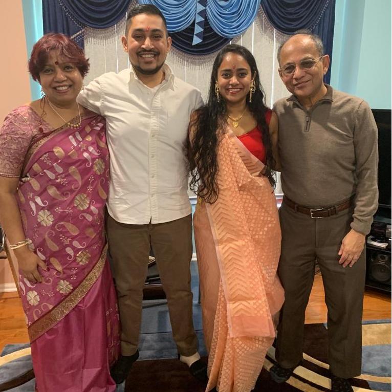 Blessed by the Sarkar family!