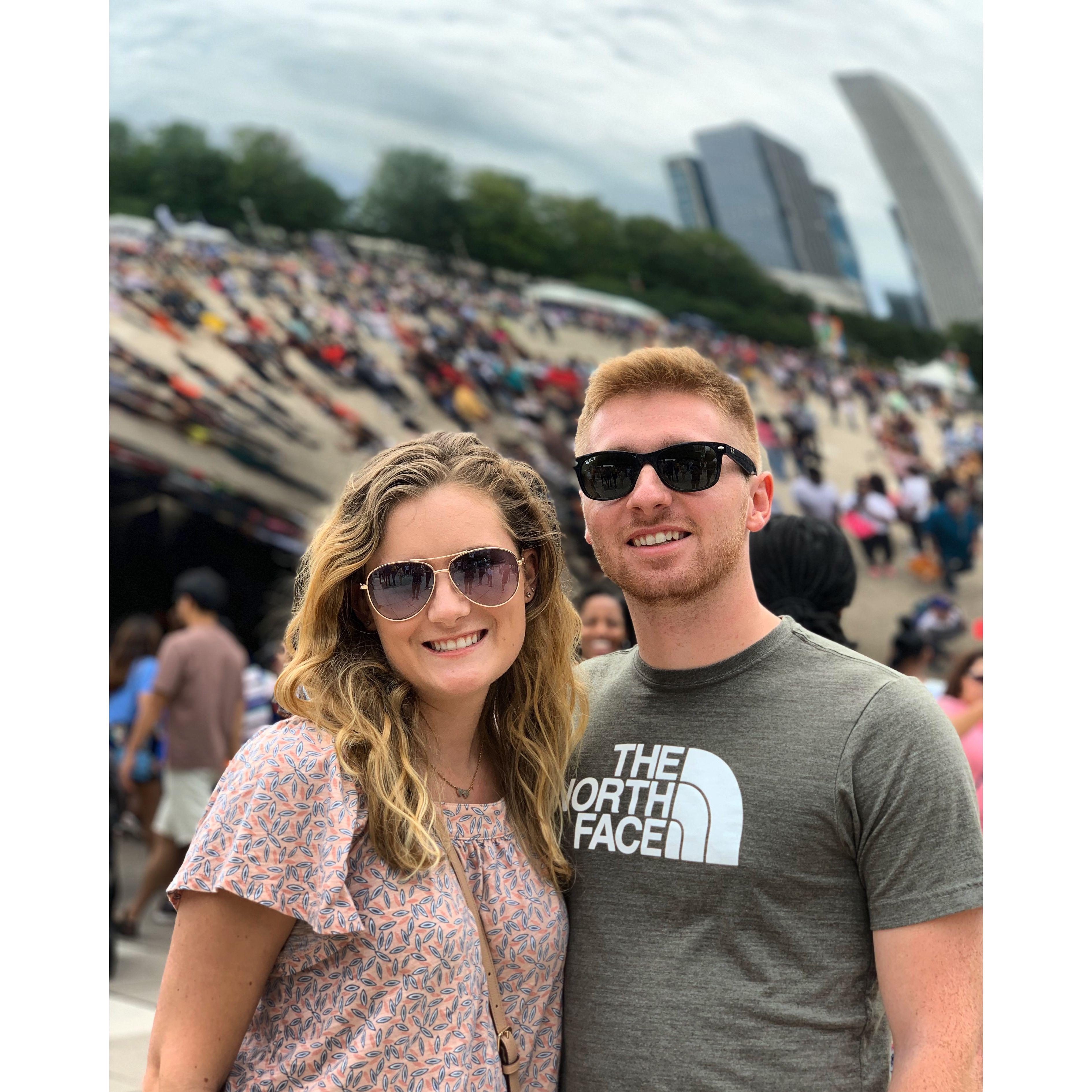 We celebrated our 4-year anniversary with a trip to Chicago to visit a friend.