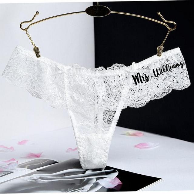 Bridal Shower Gift for Bride, Bride Panties, Personalized Panties Underwear, Honeymoon, Bachelorette Gift, Bride Gift, Wedding Gift
