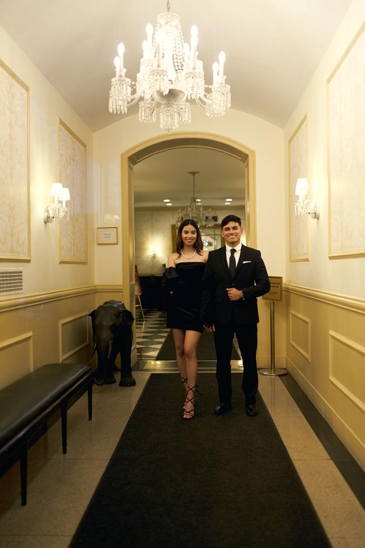 We had our second engagement photo session at our venue, 3 West Club.