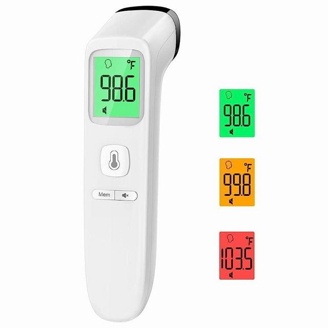 Viproud Thermometer for Adults and Kids, Forehead No-Touch Thermometer with Fever Alarm, Accurate and Easy-to-use Thermometer for Home use