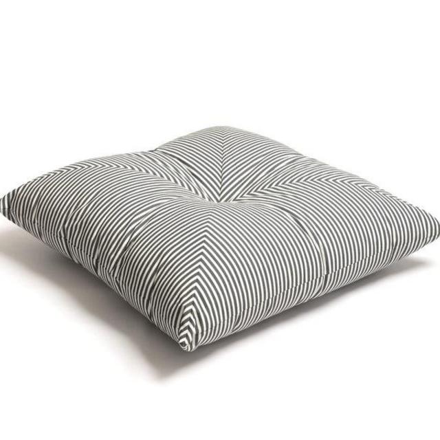 The Floor Pillow - Lauren's Navy Stripe
