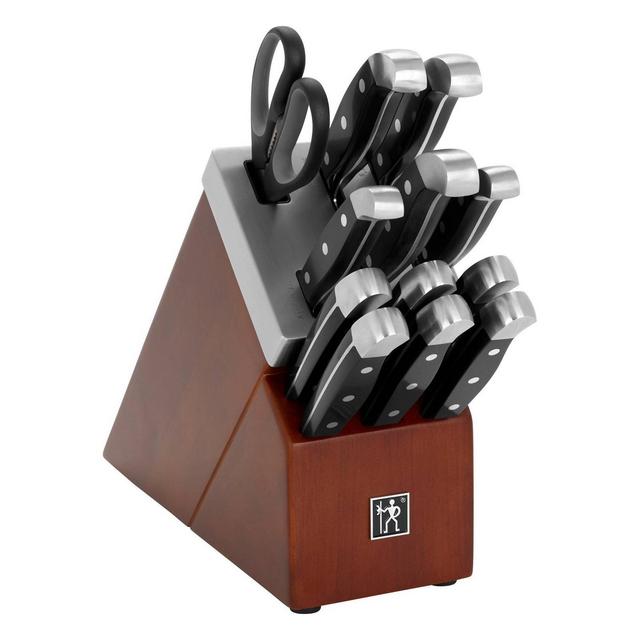 Henckels Statement 13pc Self-Sharpening Knife Block Set Black/Brown