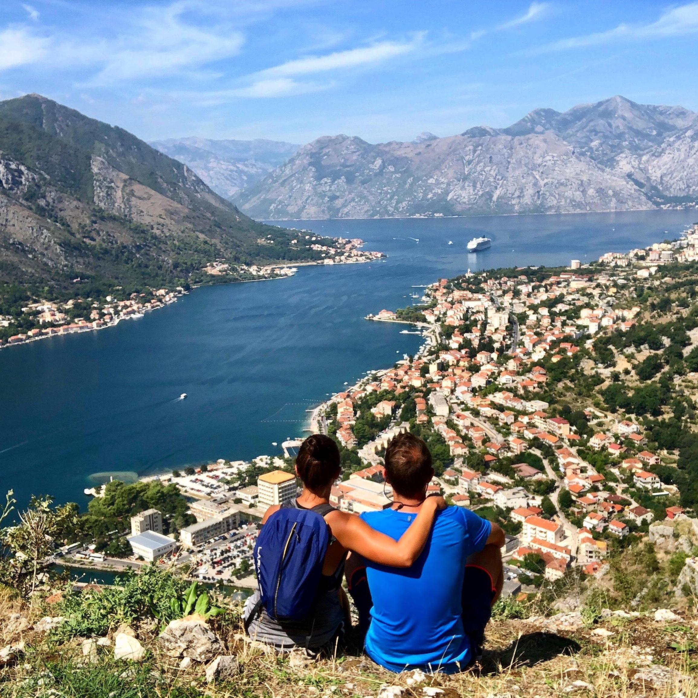 Overlooking Kotor, Montenegro.