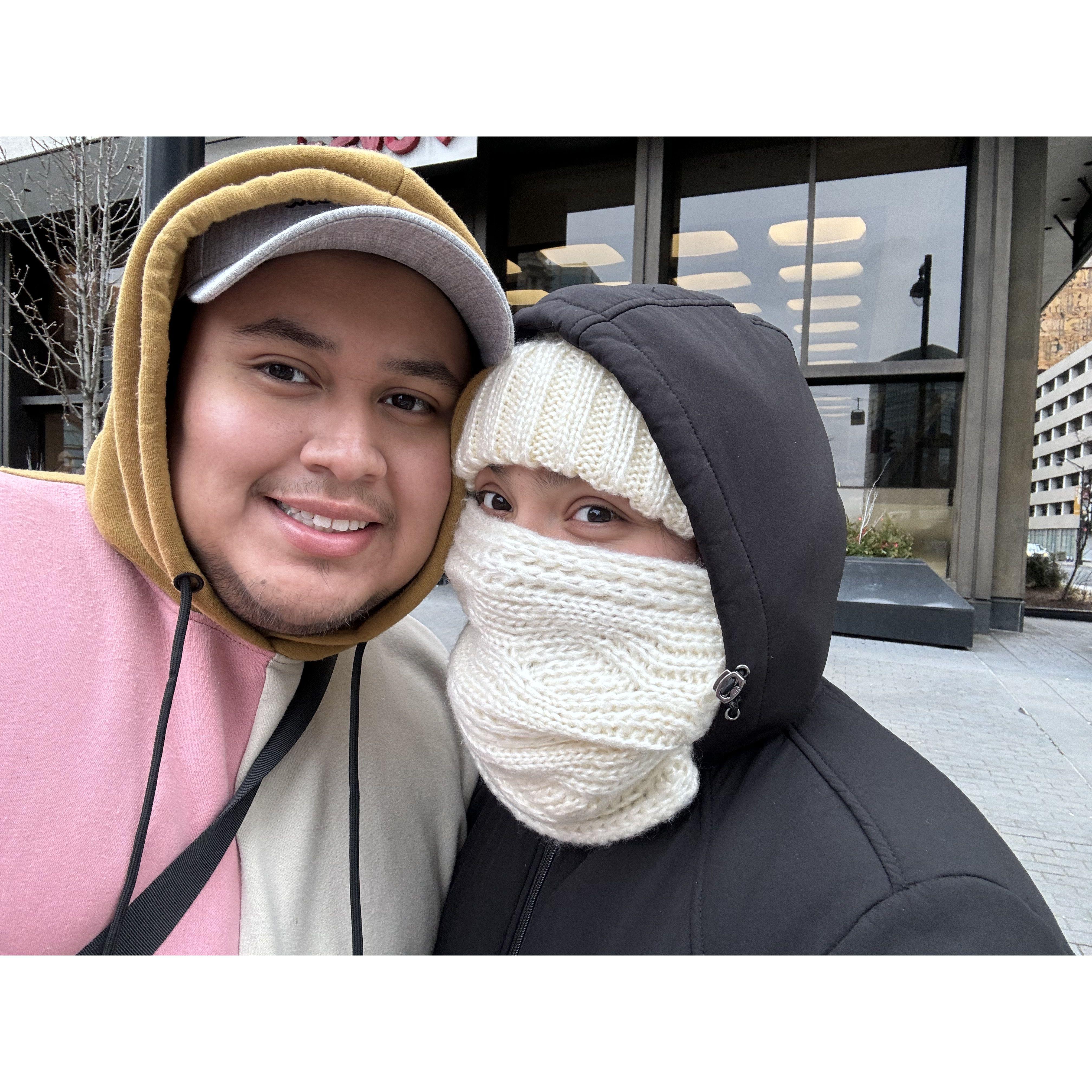 Who likes the cold the most? Angel.