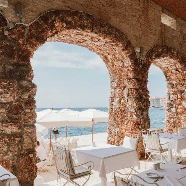 Dinner in Dubrovnik, Croatia