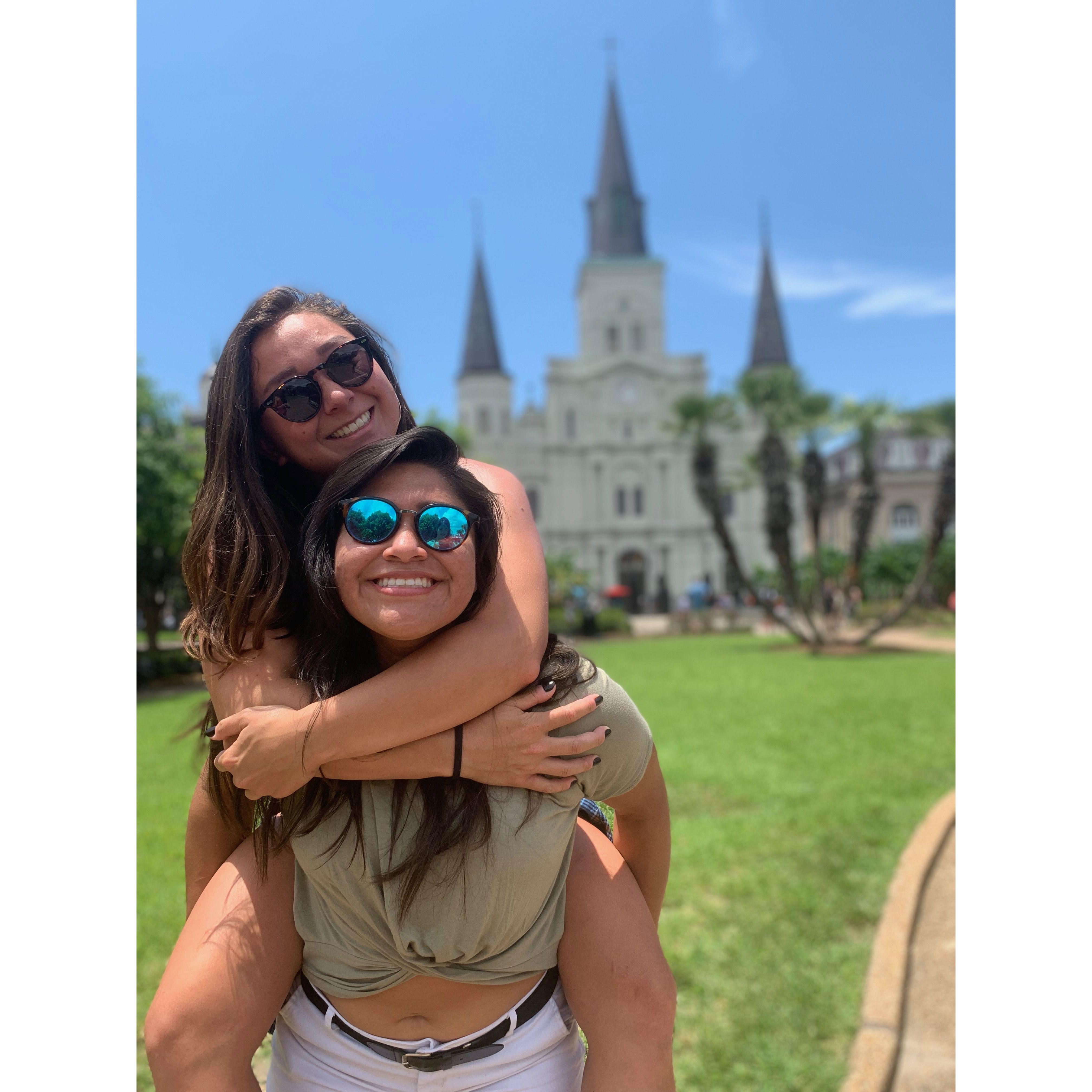We love to give piggyback rides