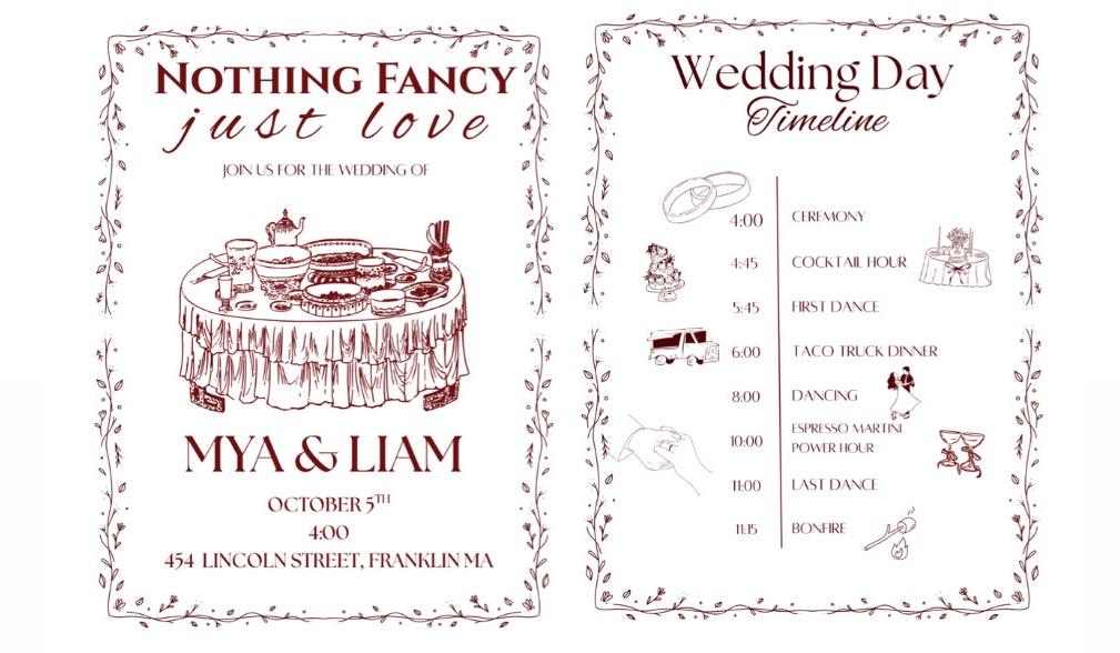 The Wedding Website of Mya Pinto and Liam Jenks