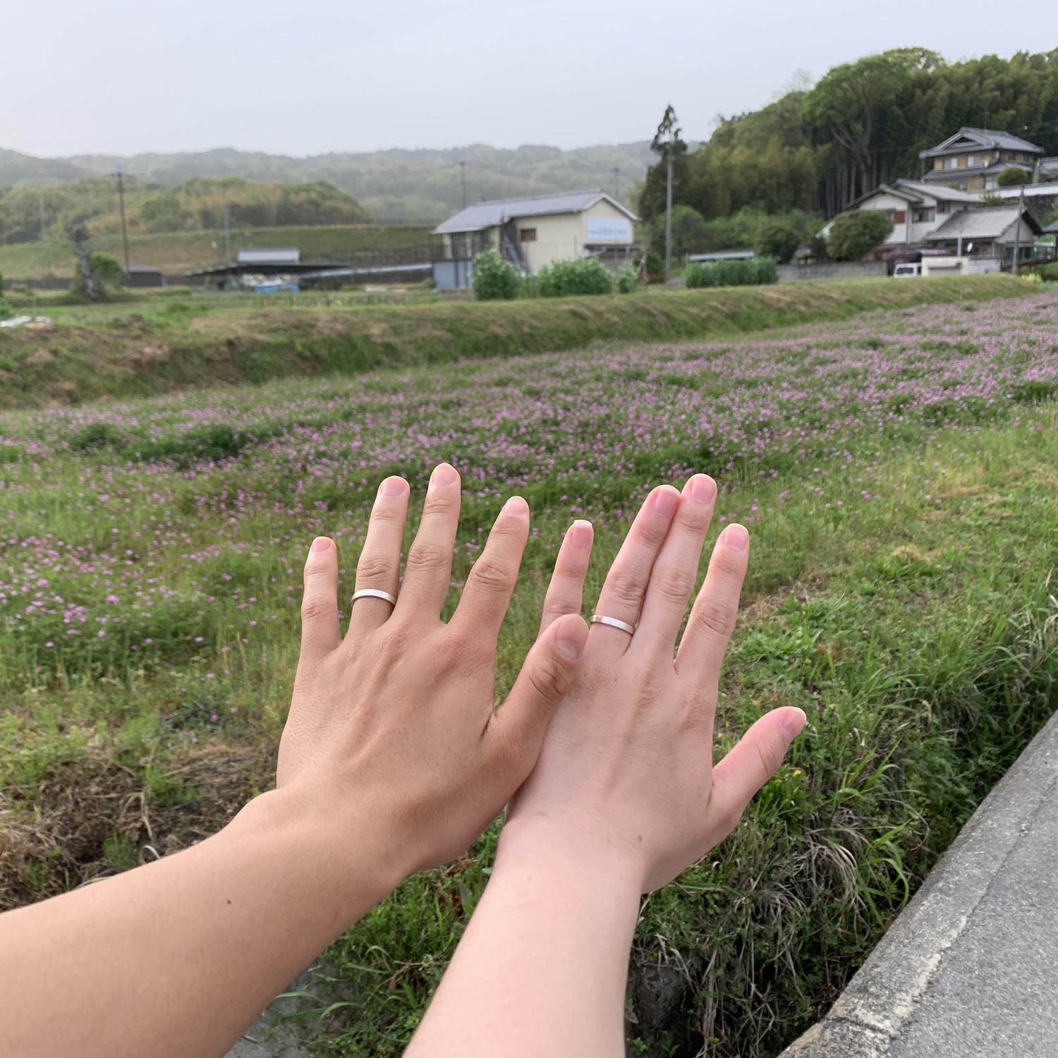 made engagement rings for eachother in Osaka🫶🏼