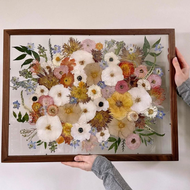 Pressed Bridal Bouquet