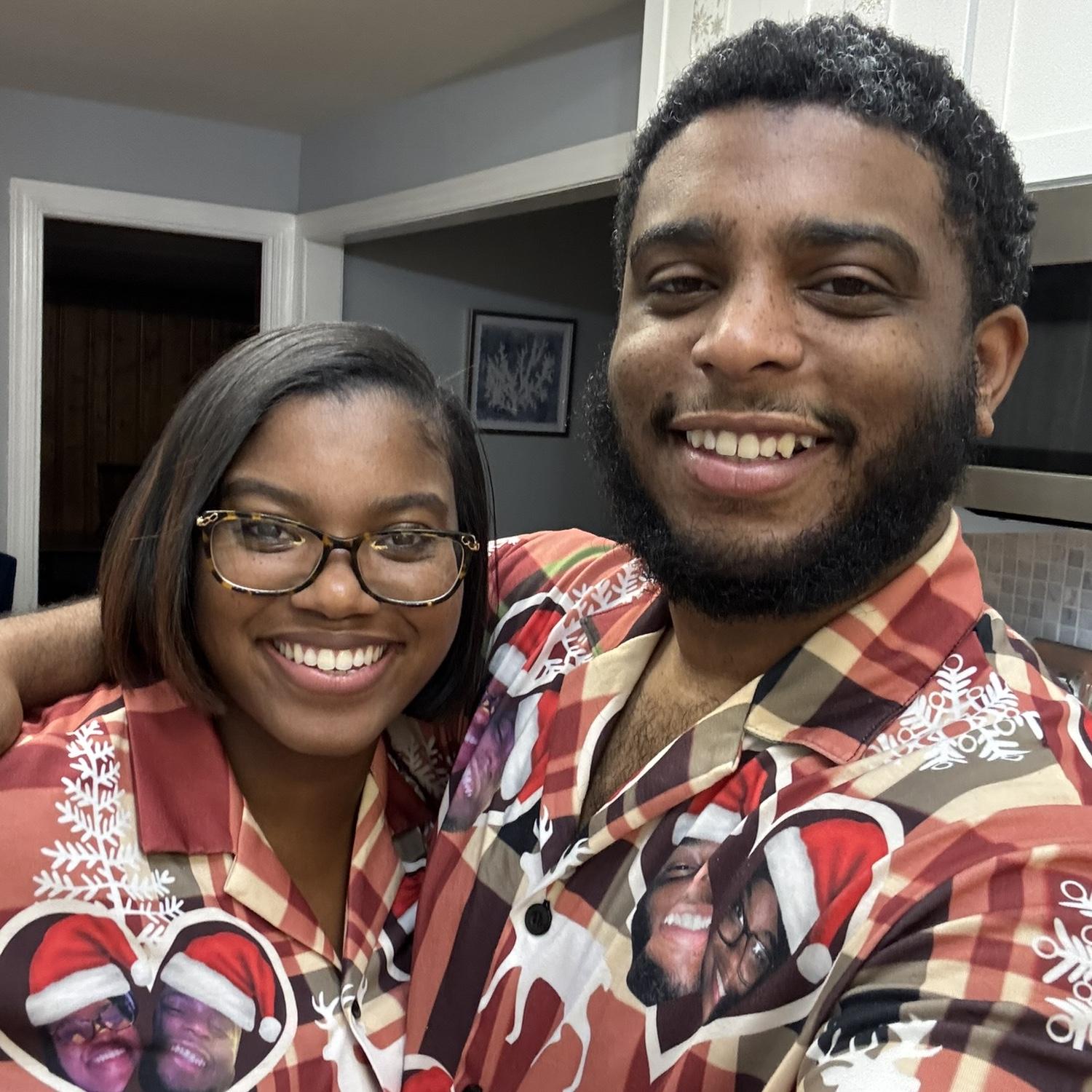 Destini and Robert celebrate their 2nd Christmas together!