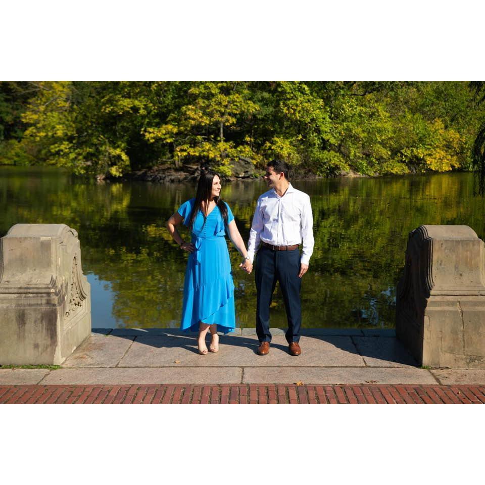 Engagement shoot in Central Park