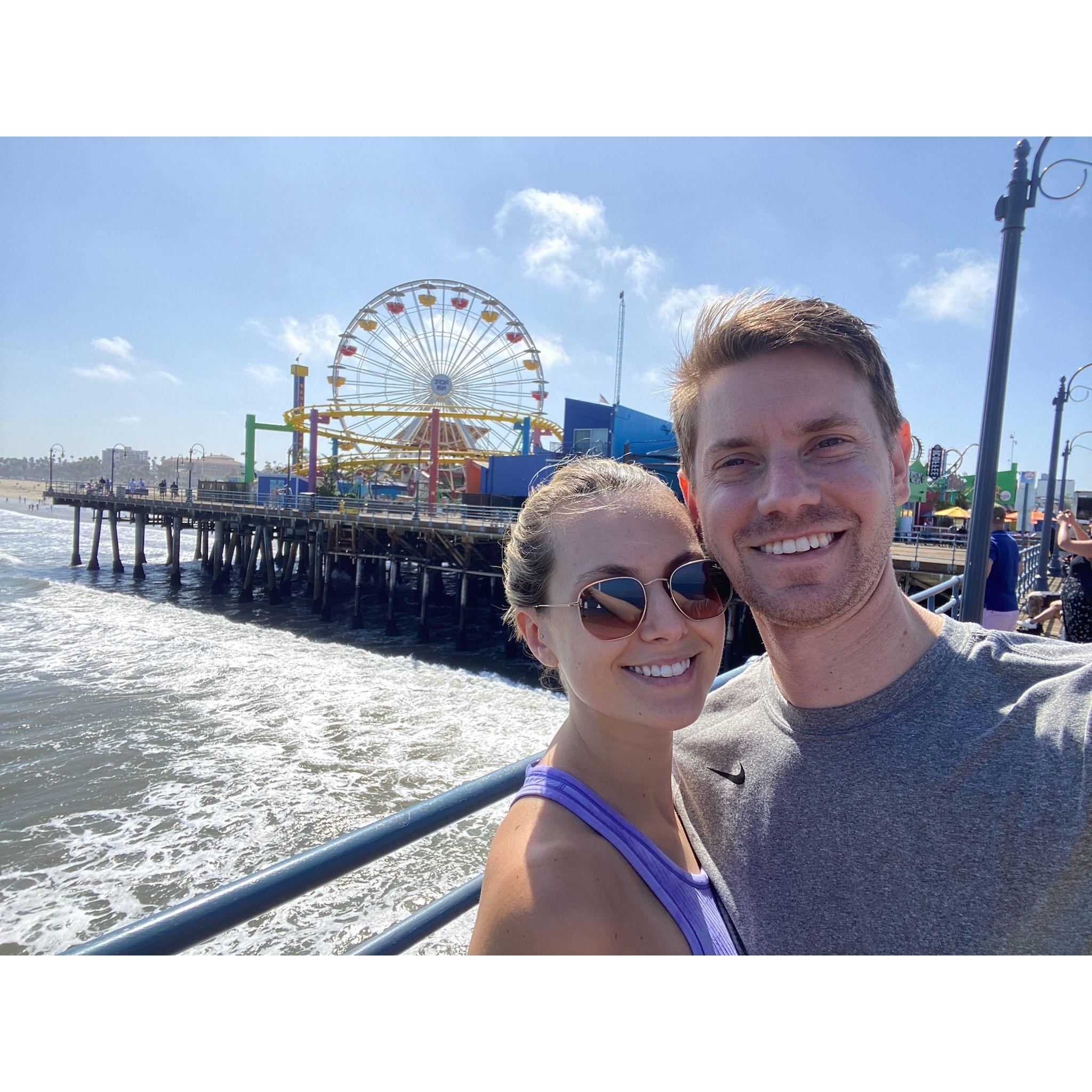 Santa Monica is a big part of the beginning of our relationship!