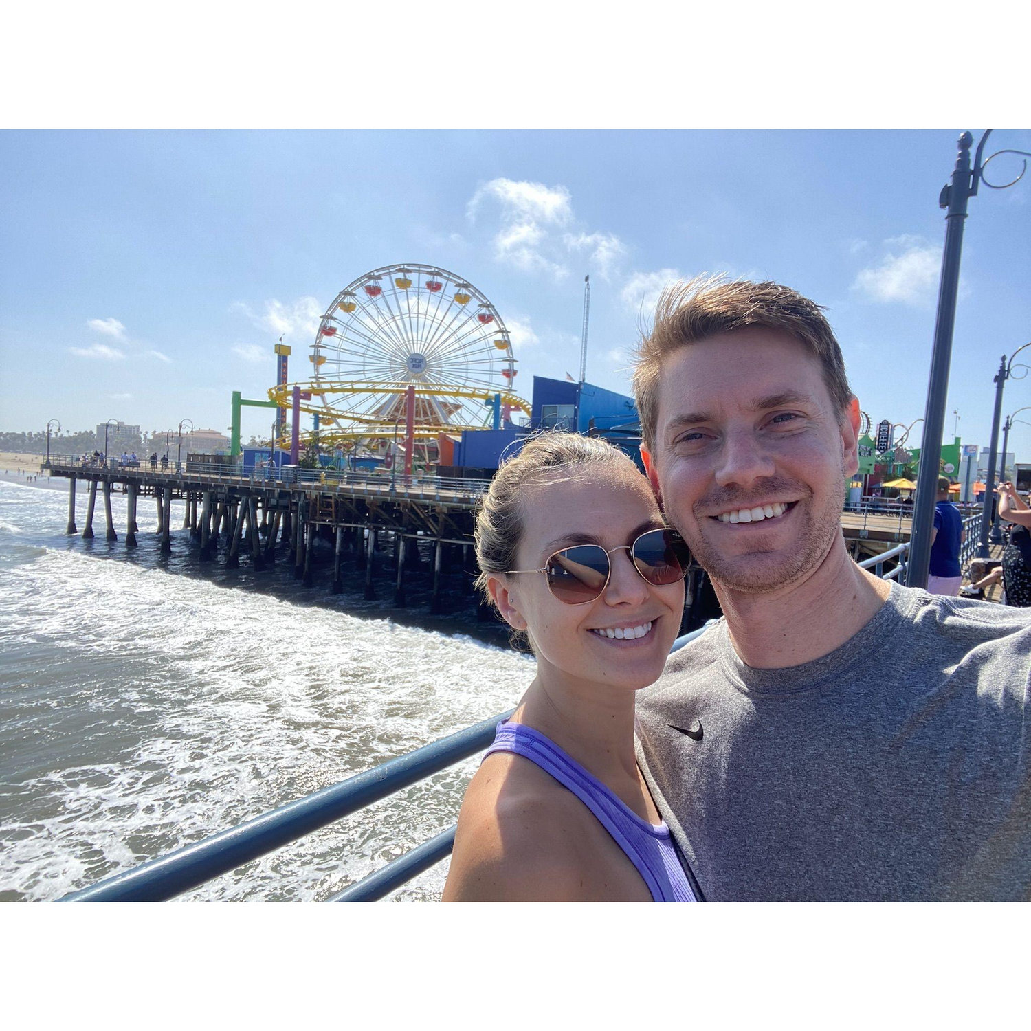 Santa Monica is a big part of the beginning of our relationship!