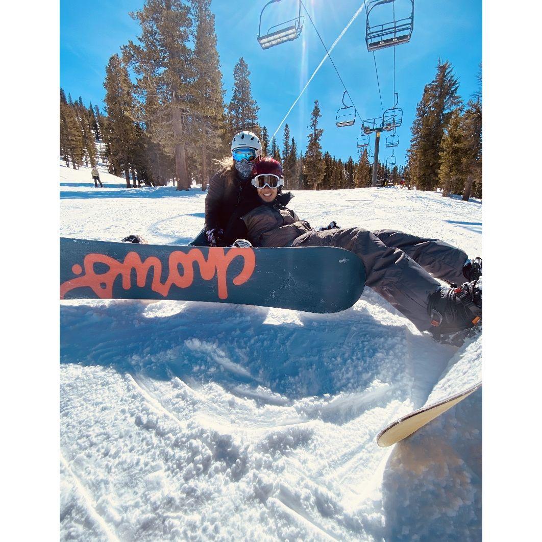 Snowboarding for Jo's birthday!