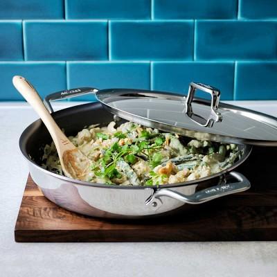 All-Clad d5 Stainless-Steel Nonstick All-In-One Pan 4-Qt.