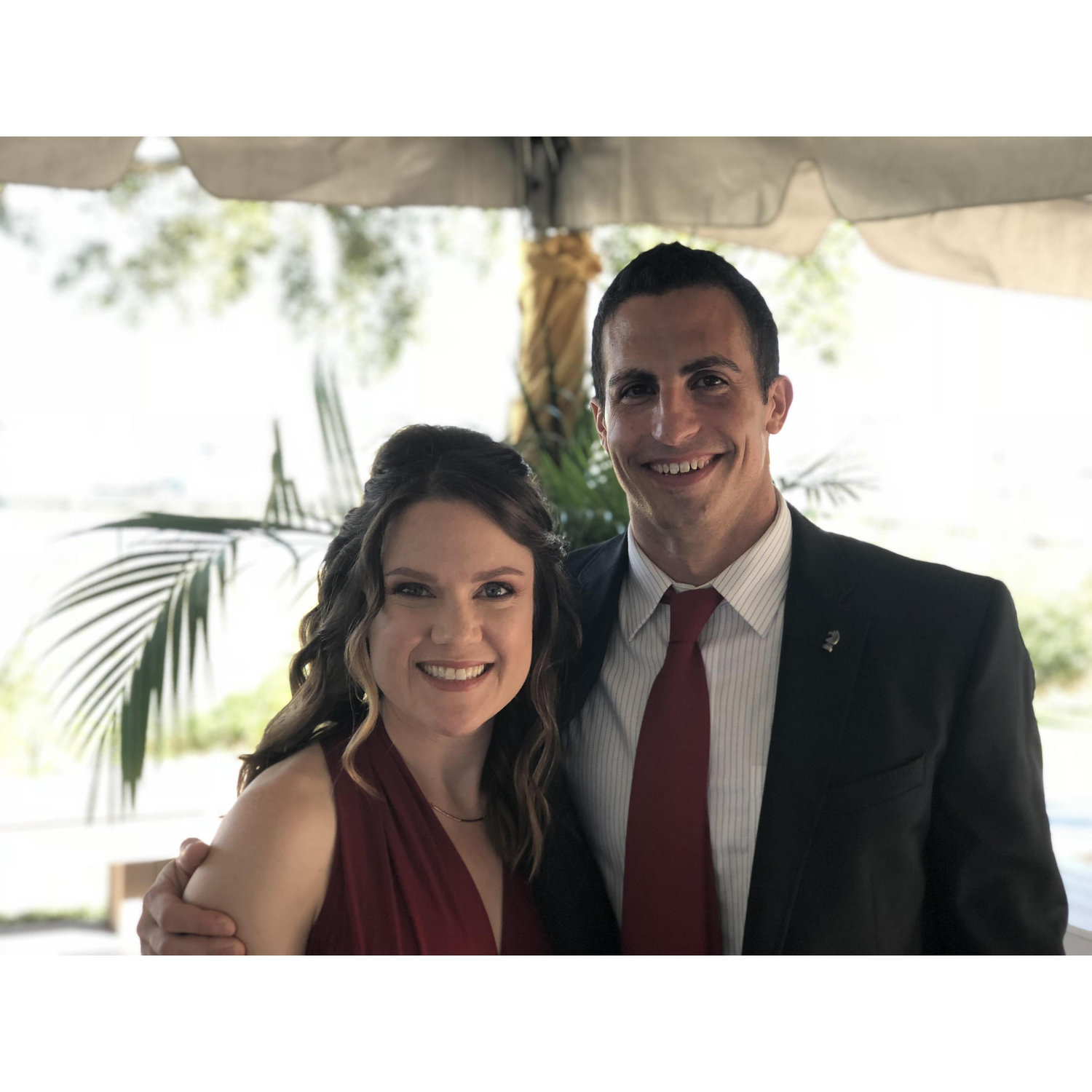 At Phil and Anne's wedding