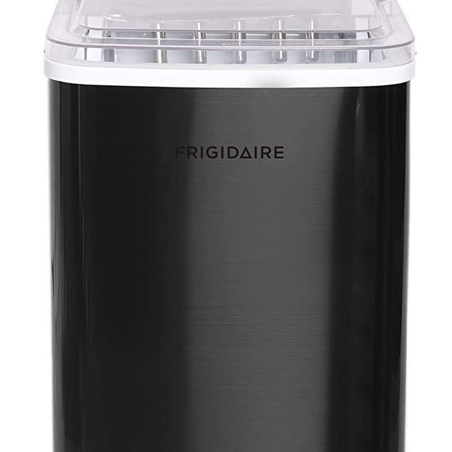 Frigidaire EFIC121-SSBLACK Ice Maker, Black Stainless
