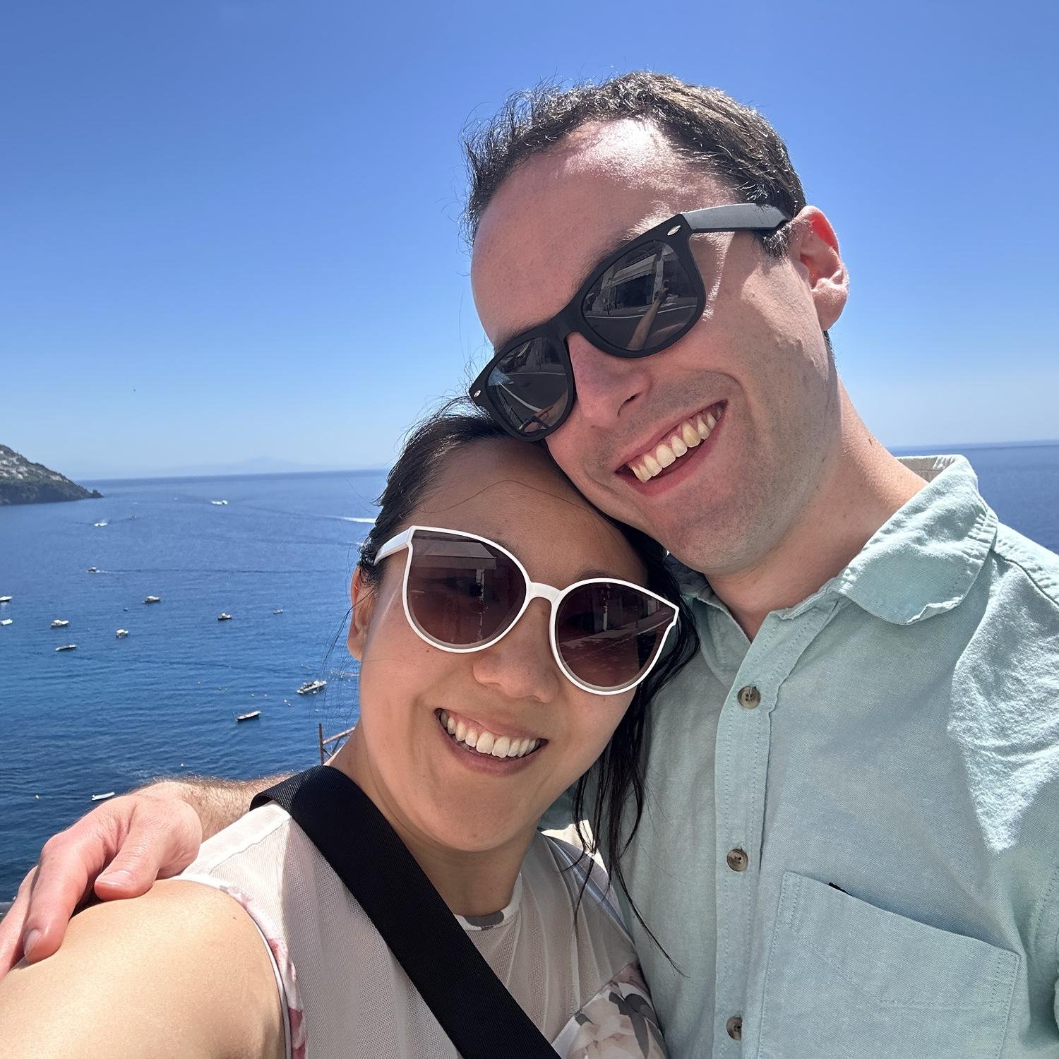 Soaking in the sights in Positano, Italy