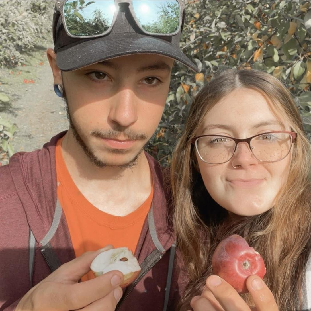 our first trip apple picking