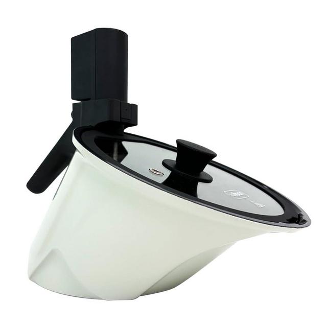 ROLLPAN - Vitalplant - NEW - Automatic Rotating Cooking Pot - Compact, Non-Stick, Ceramic coated, Automated cooking pot. (Milk)