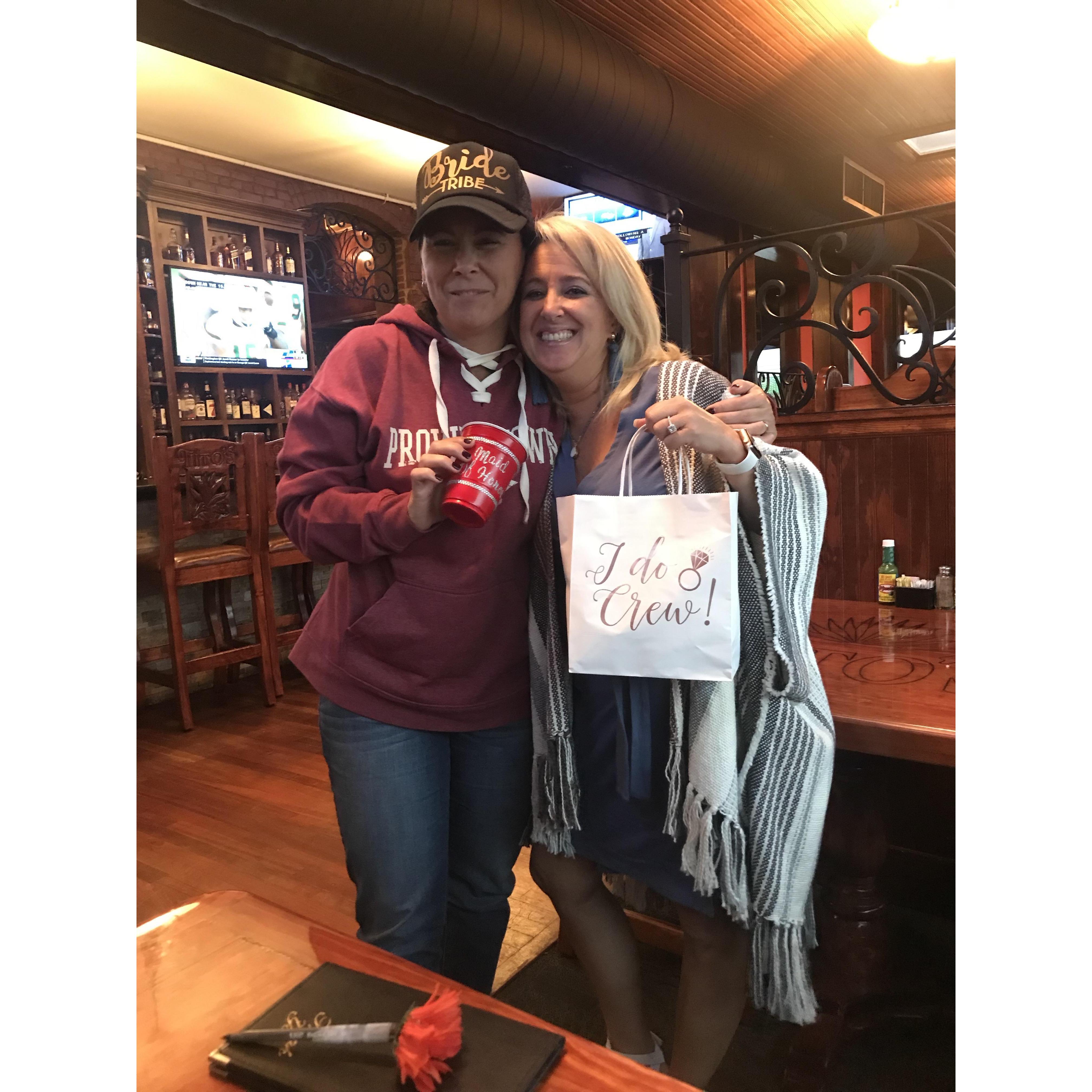 Sandy accepts her invitation to The Bride Tribe 8/24/19