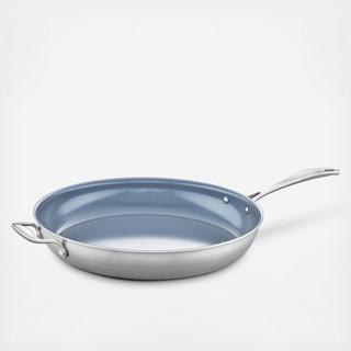 Spirit Nonstick Ceramic Fry Pan with Helper Handle